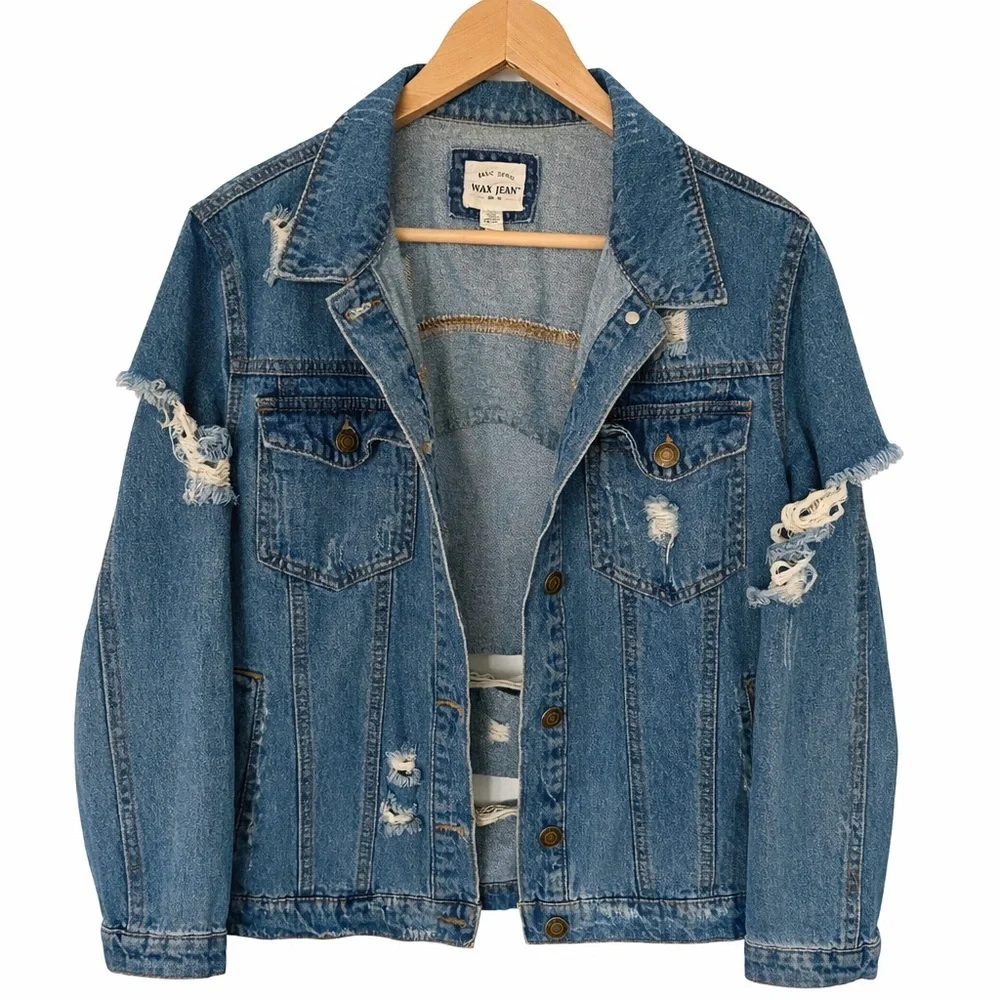 Wax Jean Classic Blue Denim Jacket - Picture 1 of 8